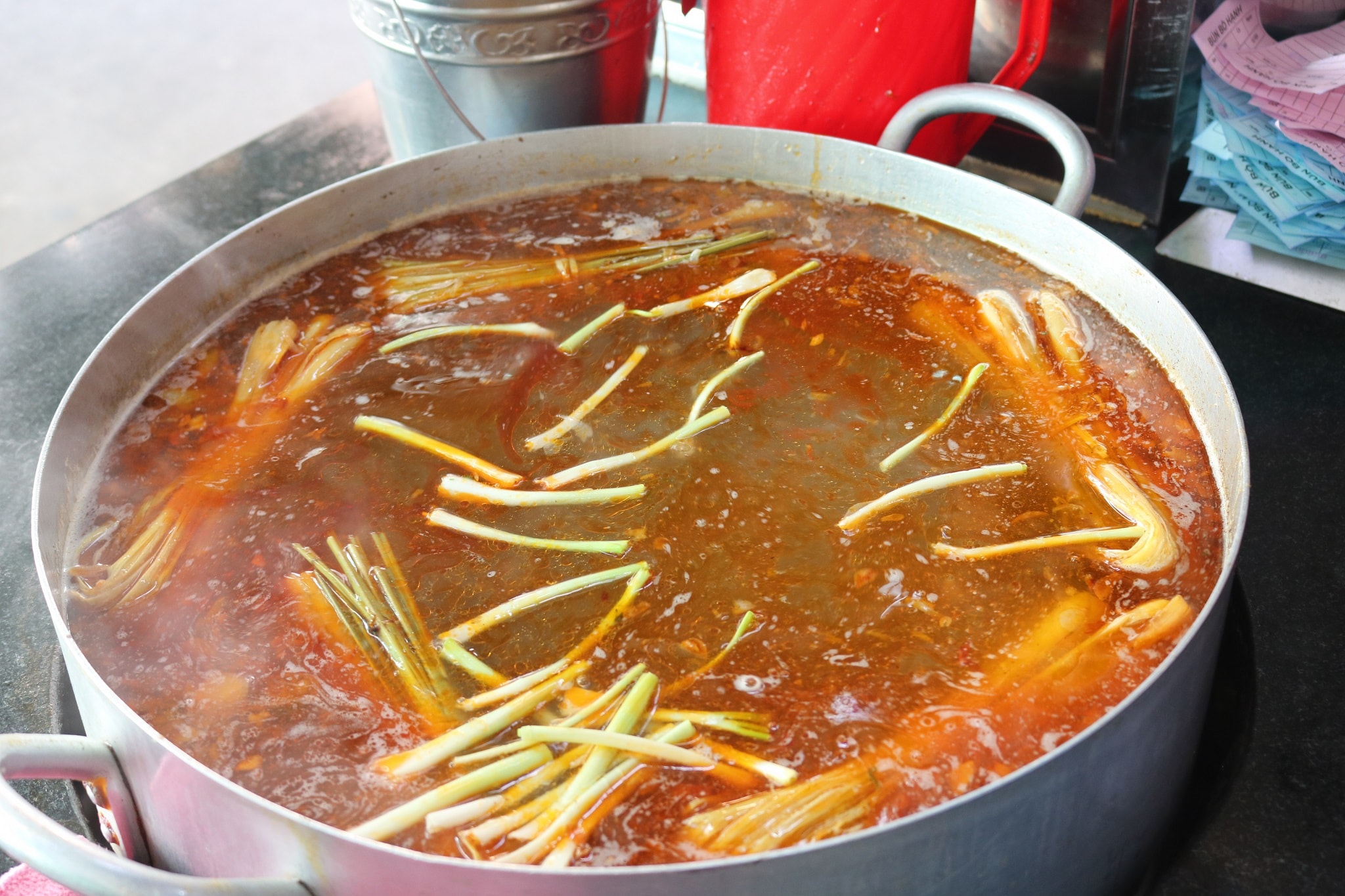Aromatic and inviting – this simmering broth fills the air with the gentle fragrance of lemongrass